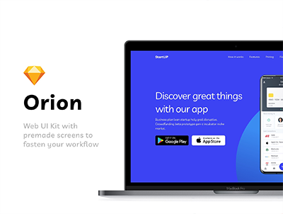 Orion网页UI包 Orion Web UI Kit