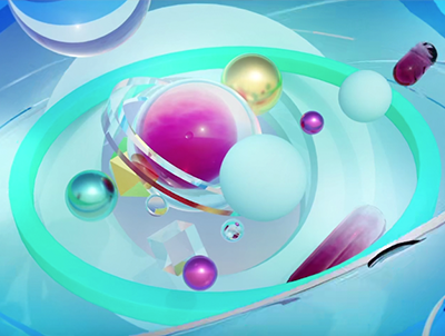 C4D玻璃质感小场景动画OC工程源文件