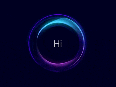 人工智能语音类 科技感光环动效AE源文件