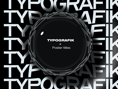 个性创意文字排版动画片头-Videohive Typografik – Kinetic Poster Titles