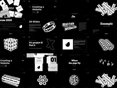 简单时尚创意文字排版板式AE/PR基本图形模板 Simple – Titles And Typography