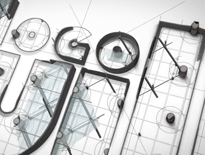 创意工程建筑三维标志演绎片头AE模板