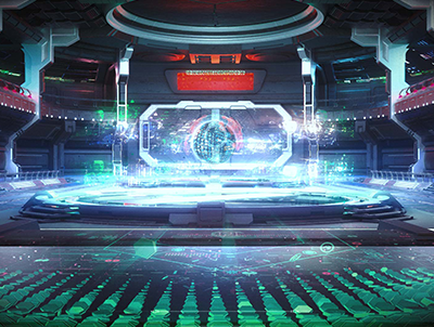 震撼的C4D室内实验室科幻场景含AE后期工程