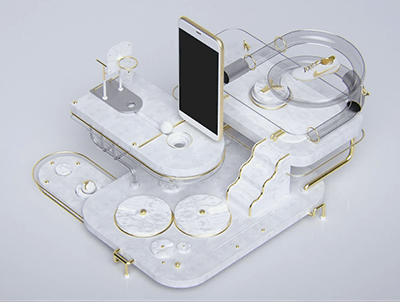 动力学小球动画 C4D简约自然的刚体小球 OC场景动画工程
