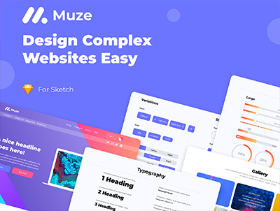Muze设计系统 – Muze Design System 快速搭建后台及前端网页