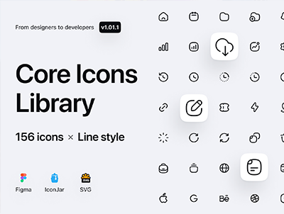核心图标库第二套 – Core Icons Library