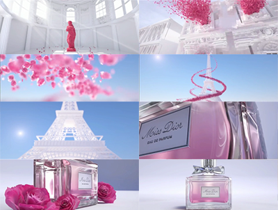 C4D Dior香水场景动画 电商类场景 栏目包装 OC渲染工程源文件