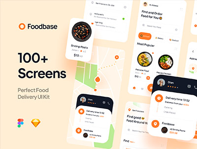 Foobase – 食品配送UI套件-Foobase – Food Delivery UI Kit