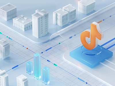 科技感小清新微软风立体空间3D类Ui设计C4D场景工程OC源文件