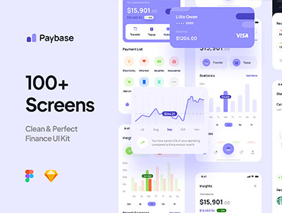银行金融类App完整设计- Finance App