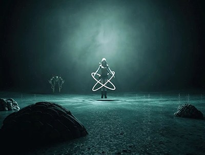 C4D大气抽象感念人物场景工程