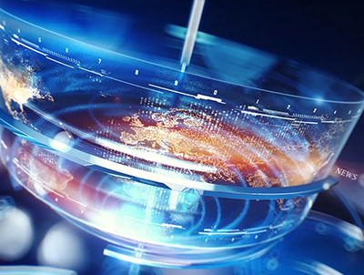 C4D可视化科技风酷炫栏目包装片头场景工程源文件