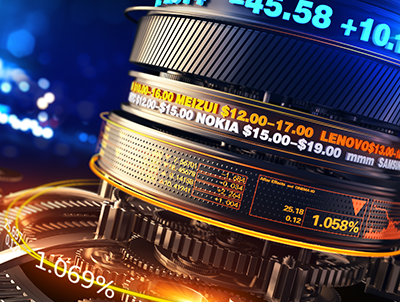 数据可视化环绕流光科技感场景工程源文件