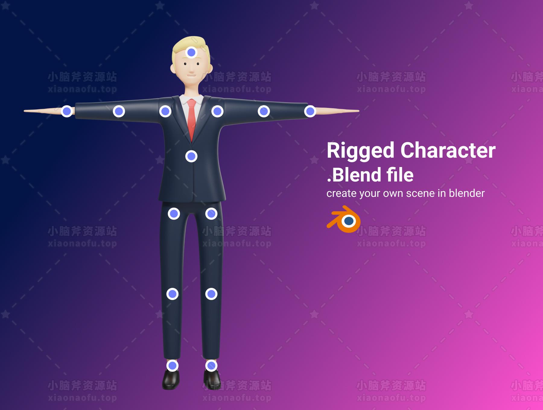 3D 字符包加密插图和 3D 元素对象(3D Character Pack Crypto Illustration & 3D Elements object)