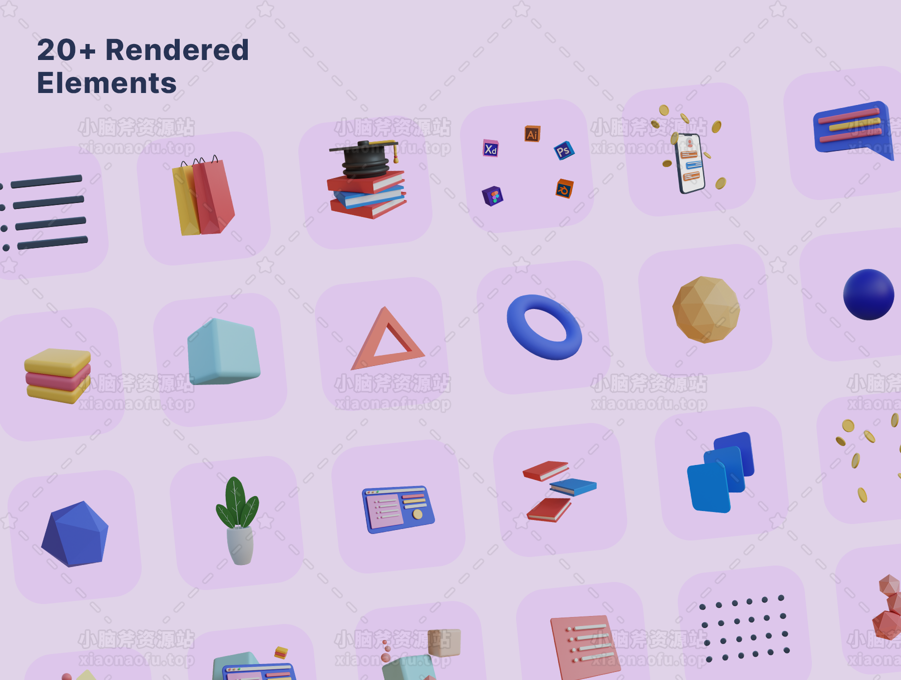 3D 插图角色包(3D Illustration Character Pack)