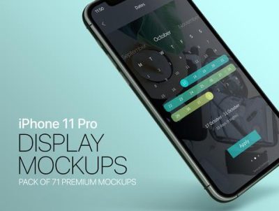 iPhone 11 Pro 显示模型(iPhone 11 Pro Display Mockups)
