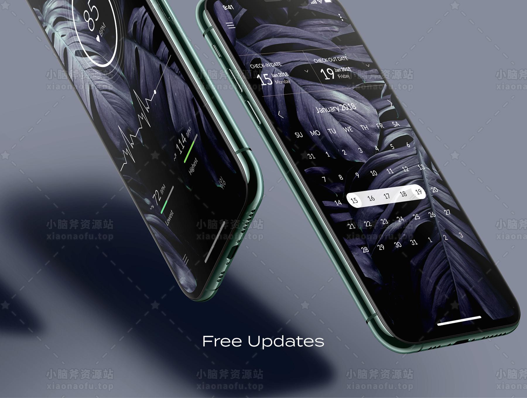 iPhone 11 pro 设备模型(iPhone 11 pro device mockups)