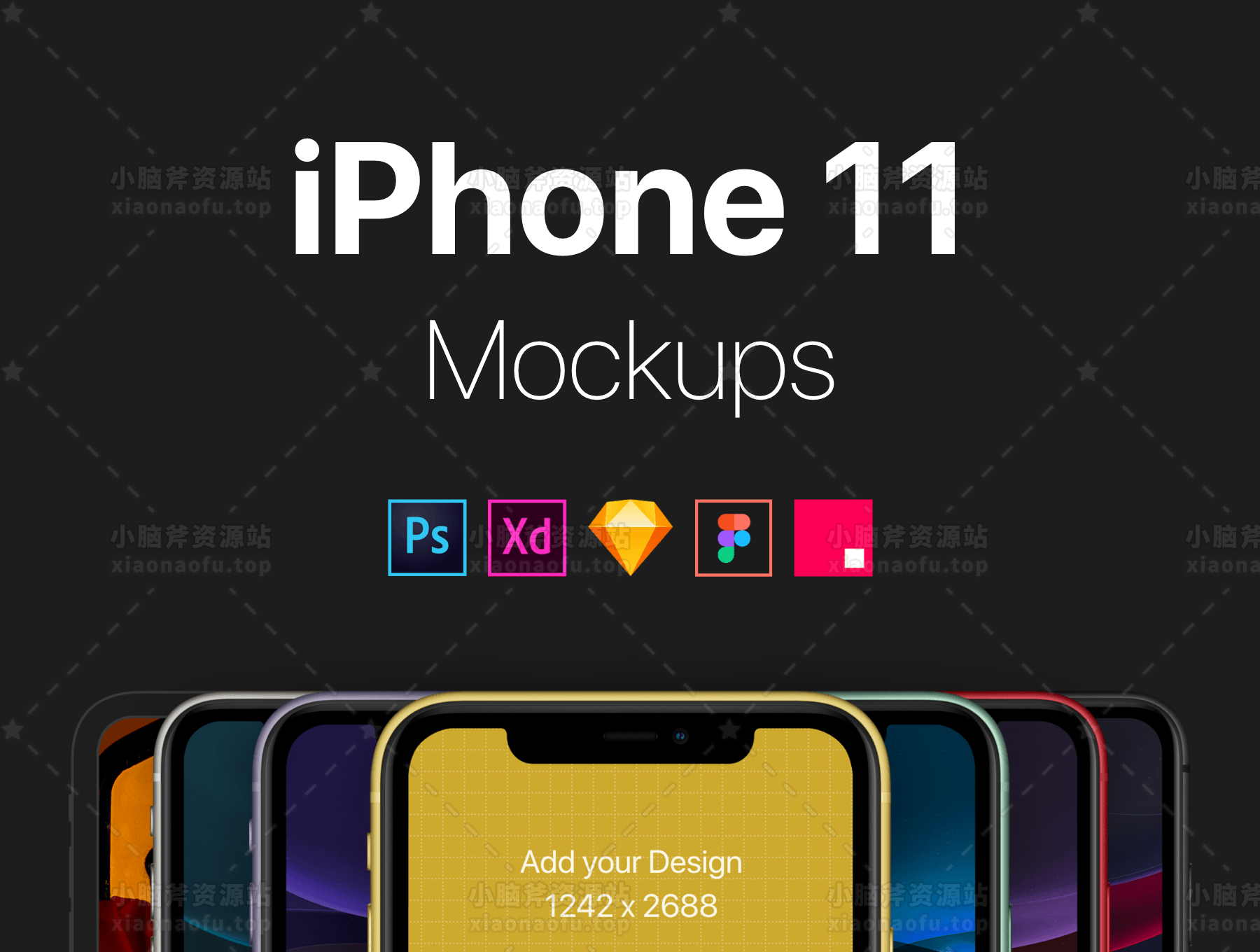 iPhone 11 模型(iPhone 11 Mockups)