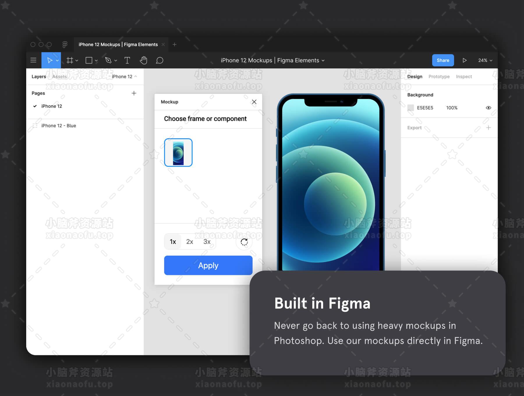 iPhone 12 Figma 模型(iPhone 12 Figma Mockups)