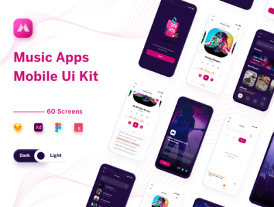 这首歌 – 音乐应用移动 UI 套件(Lagunya – Music Apps Mobile Ui Kit)