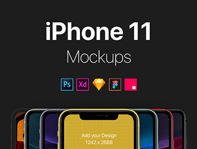 iPhone 11 模型(iPhone 11 Mockups)