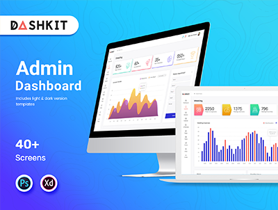 Dashkit – 管理仪表板 UI 工具包(Dashkit – Admin Dashboard UI Kit)