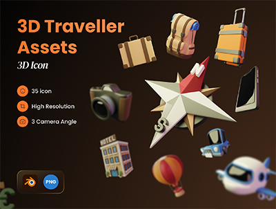 3D 旅行者资产(3D Traveller Assets)