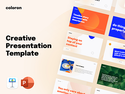 Coloron 创意演示模板(Coloron Creative Presentation Template)