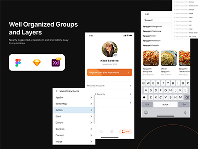 Cookly – 烹饪食谱应用程序 UI 套件(Cookly – Cooking Recipes App UI Kit)