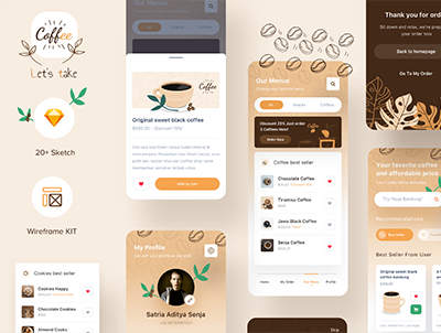 Khatulistiwa 咖啡 – UI 套件(Khatulistiwa Coffee – UI KIT)
