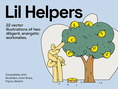 Lil Helpers-插图包(Lil Helpers – illustration pack)