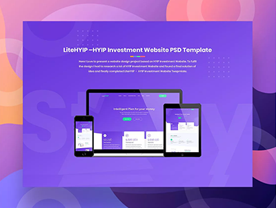 LiteHYIP – HYIP投资网站PSD模板(LiteHYIP – HYIP Investment Website PSD Template)