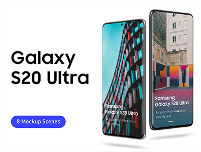 三星 Galaxy S20 Ultra 样机(Samsung Galaxy S20 Ultra Mockup)