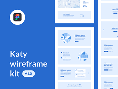 凯蒂线框套件(Katy wireframe kit)