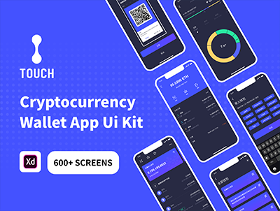 加密货币钱包应用程序 UI 套件(Cryptocurrency Wallet App Ui Kit)