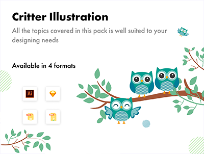 小动物插图(Critter Illustrations)