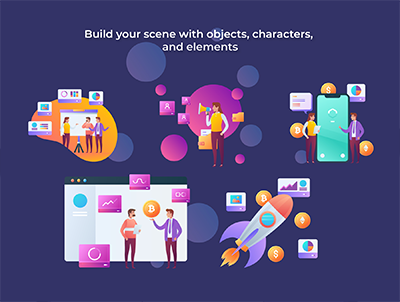 登陆页面插图套件(Landing Page Illustration Kit)