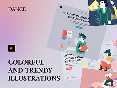 舞蹈插图(Dance Illustrations)