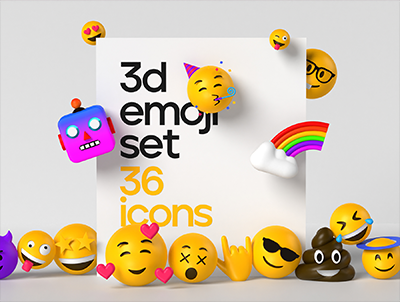 计数图像(3d emoji)