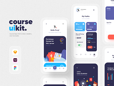 课程应用程序 UI 工具包(Course App UI Kit)