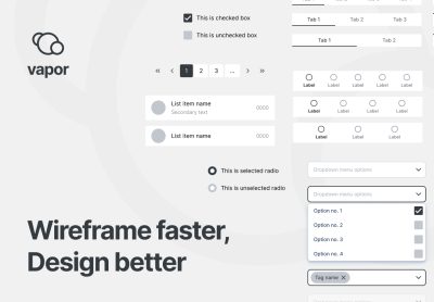 Vapor – 线框图库