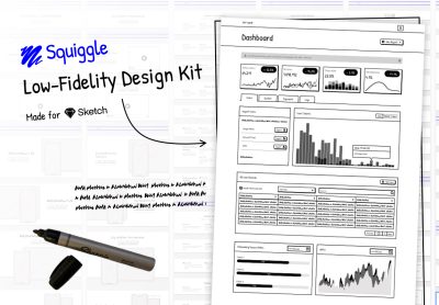 Squiggle Low-Fidelity Design Kit – Squiggle 低保真设计套件