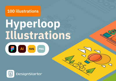 超级高铁插图-Hyperloop Illustrations