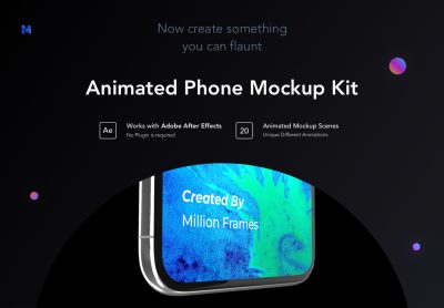 动画电话样机套件 Animated Phone Mockup Kit