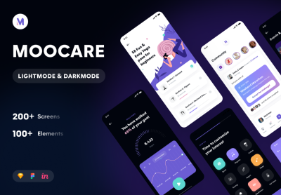 Moocare 浅色模式和深色模式- Light mode & dark mode