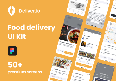Deliver.io – 送餐移动应用Food Delivery Mobile App