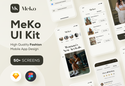meco时尚ui机ts-Meko Fashion UI Kits