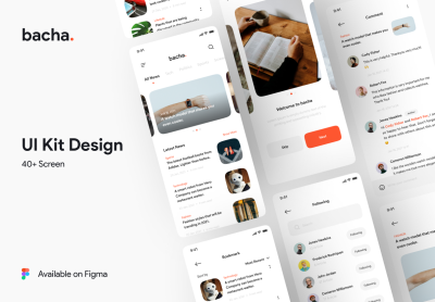 巴赫 – 新闻应用套件- Bacha – News App UI Kit