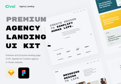 椭圆形：代理网站设计-Oval: Agency Website Design