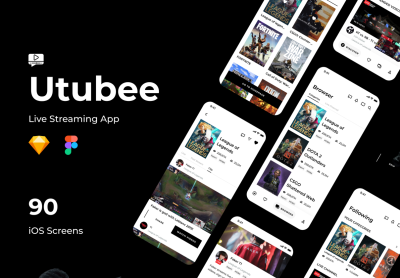 Youtube直播应用程序-Utubee – Live Streaming App